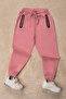 Sweatpants Waist Lace Up, Zipper Pocket Solid Color 100% Cotton Bottoming Set