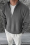 Men's Half-Zip Knitwear Sweater Selanik Örgü Malerind