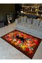 Kemal Collection Multicolored Rose Motifs and Ethnic Patterned Woven Base Modern Decorative Carpet 13 - 2