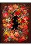 Kemal Collection Multicolored Rose Motifs and Ethnic Patterned Woven Base Modern Decorative Carpet 13 - 4