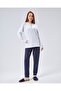 Mooncover Women's Cotton Interlock Pajama Set – Heart Embroidered Gray - 6