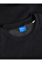 Crew Neck Raised and Printed Men's Sweatshirt - 2