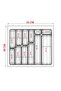 Drawer Cutlery Holder 55X49 Sand Surface - 3