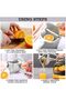 Manual Citrus Juicer - Aluminum Alloy Hand Press for Lemons, Oranges, Pomegranate & Lime - 6