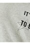 Raised Off-The-Shoulder Boat Neck Printed Oversize Sweatshirt - 6
