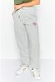 Women Regular Fit Embroidered Logo Jogger Pants, Grey