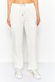 Women Regular Fit Embroidered Logo Jogger Pants, Off White