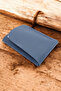 Cy Zenith Black Genuine Leather Men's Women's Card Holder Wallet Handmade Card Holder - 7