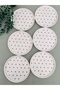 Love 6 Pieces Red Heart 20 cm Cake/Serving Plate - 2