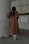Premium Long Length Double Side Reversible Coat Nubuck Faux Fur Coat Coat - 3