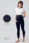 Thermal Brushed Inside Warm Stretchy Adjustable-Waist Winter Maternity Leggings T10