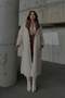 Premium Long Length Double Side Reversible Coat Nubuck Faux Fur Coat Coat