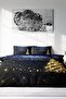 New Year Duvet Cover Set 100% Natural Cotton Merry Christmas Double Tree - 3
