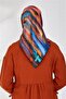 Nostalgia Series Twill Silk Scarf 8339-01Nt - 3