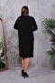Plus Size Rhinestone Lycra Dress - 6