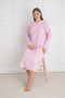 100% Cotton Seasonal Fabric Long Sleeve Plus Size Mother's Nightgown 813 - 5