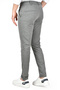 Black Men's Elastic Waist Slim Fit Lycra Sports Pants 2385 - 6