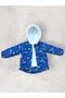 Printed Thick Fiber Inner Welsoft Wind and Waterproof Hooded Winter Children's Coat - 5