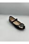 Stone Detailed Heart Girl's Flats