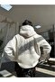 Hardstone Stone Detailed Hoodie Oversize Sweatshirt - 2