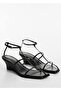Leather banded sandals