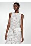 Jacquard Dress - Slit Detail