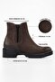 Women's Neylan Brown Genuine Suede Leather Daily Boots - 3