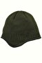 Khaki Color Winter Beanie with Fleece Inside Soft Textured Earmuffs Winter Beanie - 2