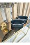 Jute 2 Piece Basket Set Bathroom Kitchen Room Organizer Decorative Basket Gift - 4