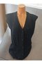 Houndstooth Knitted Dowry Casual Pocketed Knitwear Mother's Vest Winter Seasonal Vest - 3