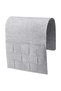 75X34 cm Ikea Bed Side Storage Pocket - Polyester Portable Pocket, Gray Color - 2