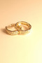 Xuping Hoop Jewelled Earrings - 4