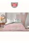 Neil Powder Cotton Satin Double Duvet Cover Set - 3