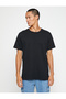 Basic T-Shirt Slim Fit Crew Neck Short Sleeve Cotton - 3