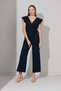 Double Breasted Collar Jumpsuit (B23-00126)