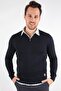 Half Turtleneck Zip Sweater (E23-6701)