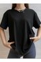 Women's Tshirt Comfortable Fit Plain Unprinted Cotton Crew Neck Summer Daily Wear - 3