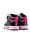 021-24 Girl's Black Fuchsia Leather Sports Boots - Velcro - 3