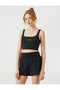 Printed Sports Bra U Neck Tight Fit - 3