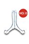6X6 Snap Display Legs - Frame Plate, Plexi Clear & Knight