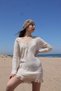 Iris Muslin Cotton Lace And Scalloped Mini Dress - 8