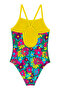 Thin Strap Jn43 Girl's Swimsuit Floral - 2