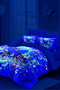 Neon Highlighter Duvet Cover Set (with Tire Sheets) Double 100% Cotton Satin Butterfly Dreams - 2