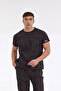 Single Top Crew Neck Lycra Doctor and Nurse Uniform Surgical Uniform Black |   Brl Bagel