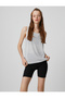 Sleeveless T-Shirt Glittery Halter Neck Relax Fit