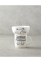 Mingle Catty New Bone China Mug with Bowl 360 Ml-13 cm Black - White - 2