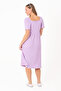 Women's Square Neck Wrap Dress - Comfortable and Modern Fit / Different Color Choices - 5