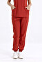 Unisex Lycra Jogger Surgical Pants - Cargo Pocket, Brick Color |   Brl Bagel - 7