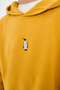 Emperor Penguin Supersoft Kids Hoodie - Mustard - 3
