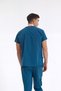 Single Top Crew Neck Lycra Doctor and Nurse Jersey Surgical Jersey Petrol Green |   Brl Bagel - 6